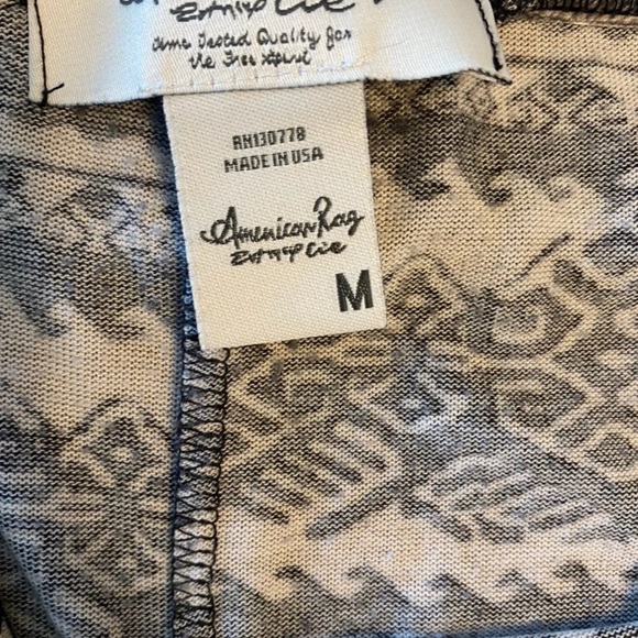 American Rag long skirt, tan color w black design. - Picture 6 of 6